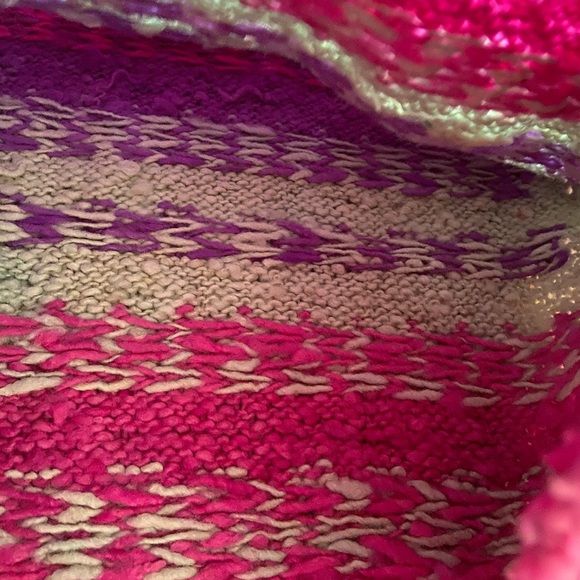 Handmade in Chile slouchy oversized chunky hippie sweater wool jumper - Picture 14 of 16